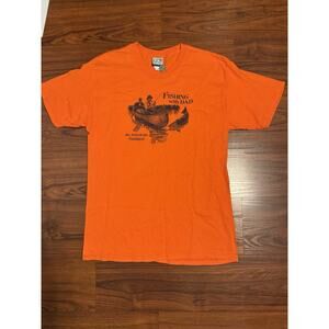 Vintage TSI Sportswear Fishing With Dad An American Tradition Shirt Size Large